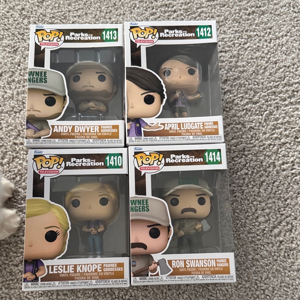 Funko Parks and Recreation Pop Figures Set